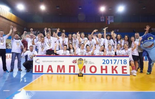 Одбојкашице Визуре освојиле пету узастопну титулу првака Србије